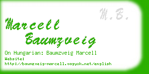 marcell baumzveig business card